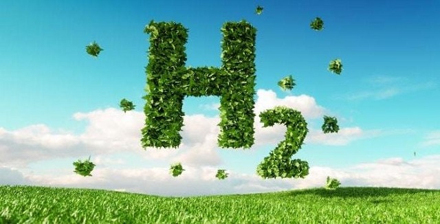 imagem do símbolo do hidrogênio verde