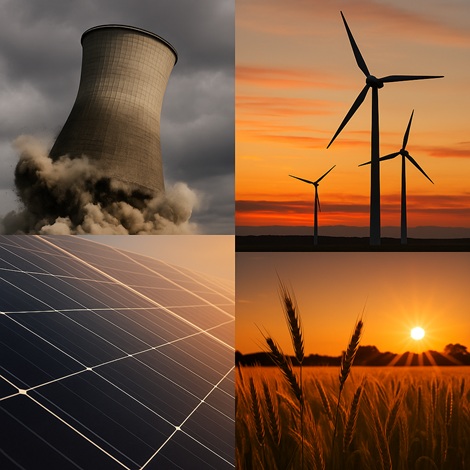 foto de energia limpa, eólica, solar, remete a matéria Oito cartas e um planeta: o chamado da COP30 ao mutirão global pelo clima