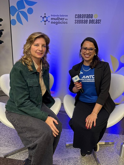 foto da ceo do ekõa park sendo entrevistada