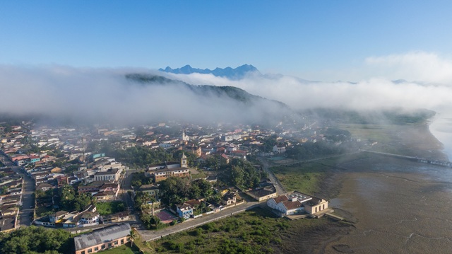 foto do centro histórico de antonina