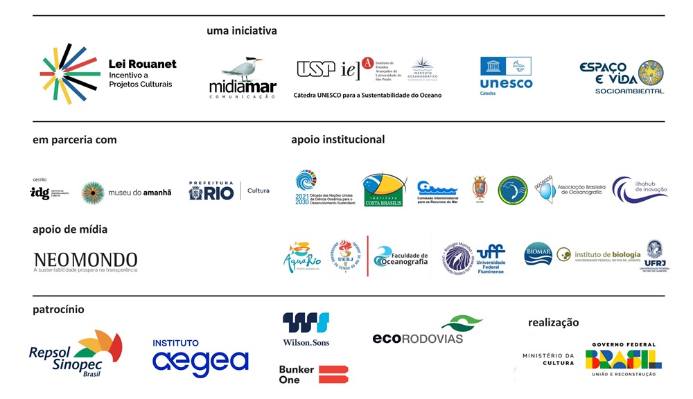foto da régua de patrocínio da rio ocean week
