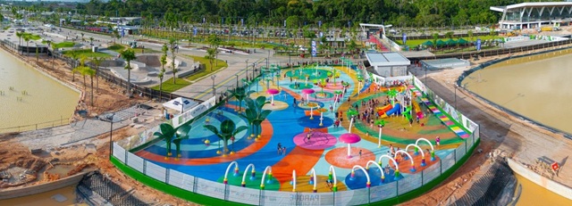 foto do parque na green zone durante a cop30