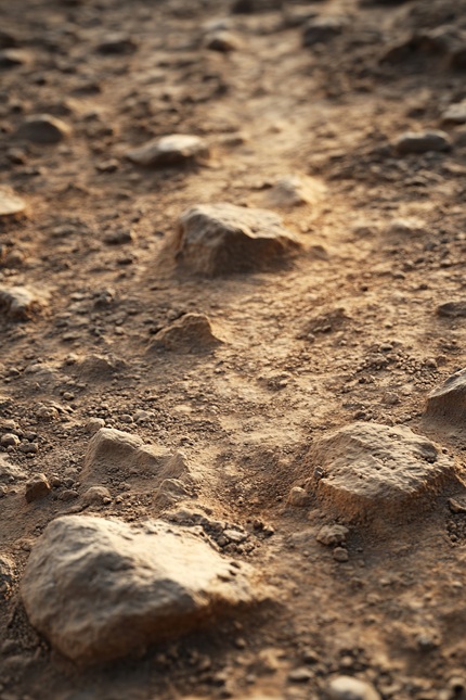 foto de solo arenoso