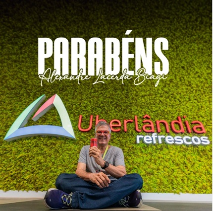 foto de alexandre biagi, CEO da Uberlândia Refrescos
