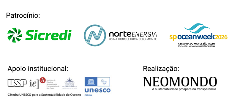 foto da régua de patrocinadores, remete a matéria Sem água, não há transição: o custo hídrico da energia que o mundo ainda subestima