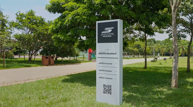 foto da Skechers é a primeira marca de calçados a conquistar o naming rights das pistas de corrida do Parque Estadual Villa-Lobos e do Parque Estadual Cândido Portinari. 