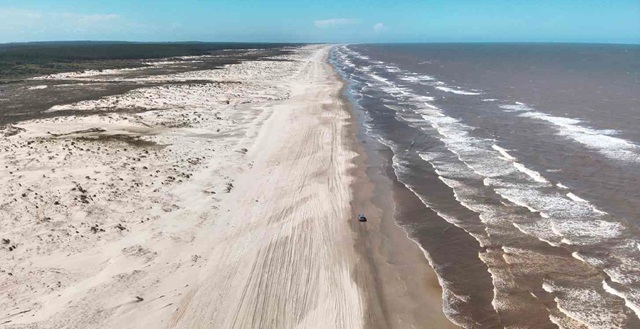 foto do parque estadual marinho albardão