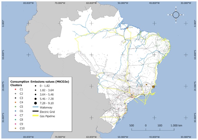 foto do Potenciais clusters de consumo de hidrogênio verde para descarbonização industrial no Brasil 