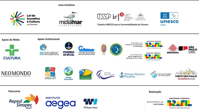 foto do banner dos patrocinadores e apoiadores da sp ocean week
