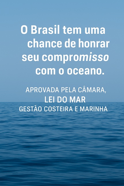 foto do banner da lei do mar