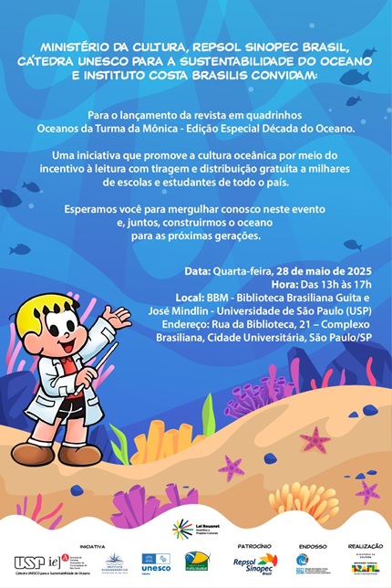imagem da turma da mônica, foto do banner do evento