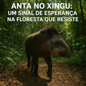 foto de anta em floresta
